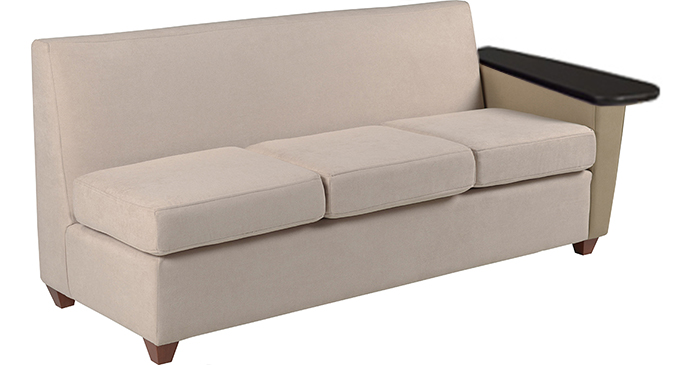Elle Sofa w\/Right Tablet Arm Only